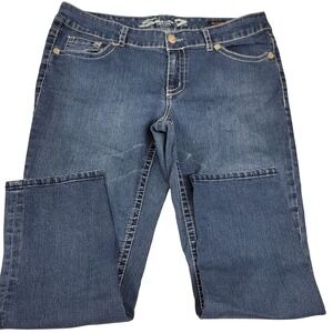 Seven 7 Luxe Jeans Womens 20 Slim Straight Dark Wash‎ Denim Pants